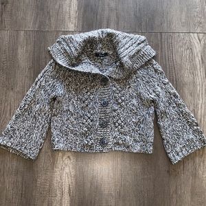 EXPRESS| women’s cable knit crop cardigan S